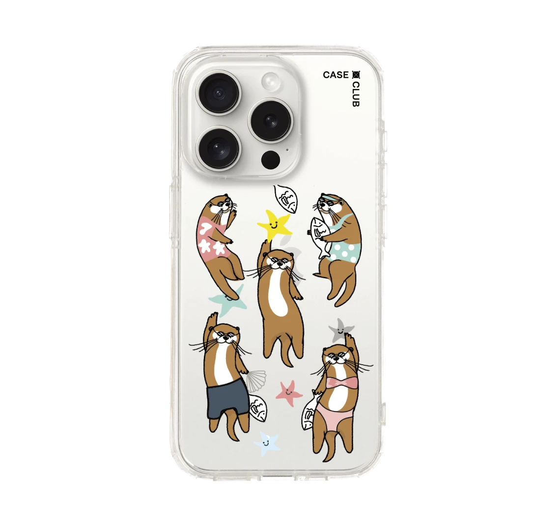 เคสใส iphone 15 pro นากชิลล์ๆ ริมหาด